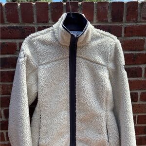 Helly Hansen w Precious Cream Fleece Jacket High Collar M